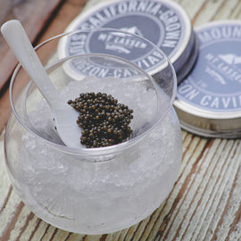Mt Lassen California White Sturgeon Caviar